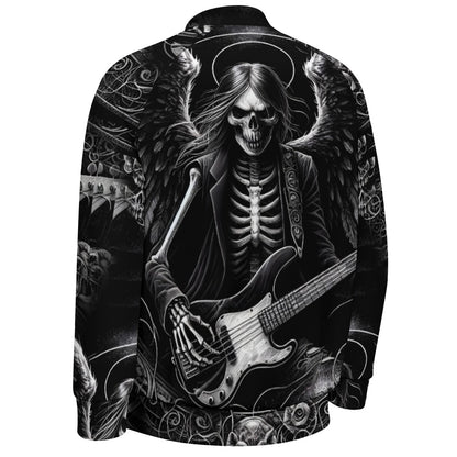 Bass Angel - Gothic Baseball Jacket - A Rockin' Vibe