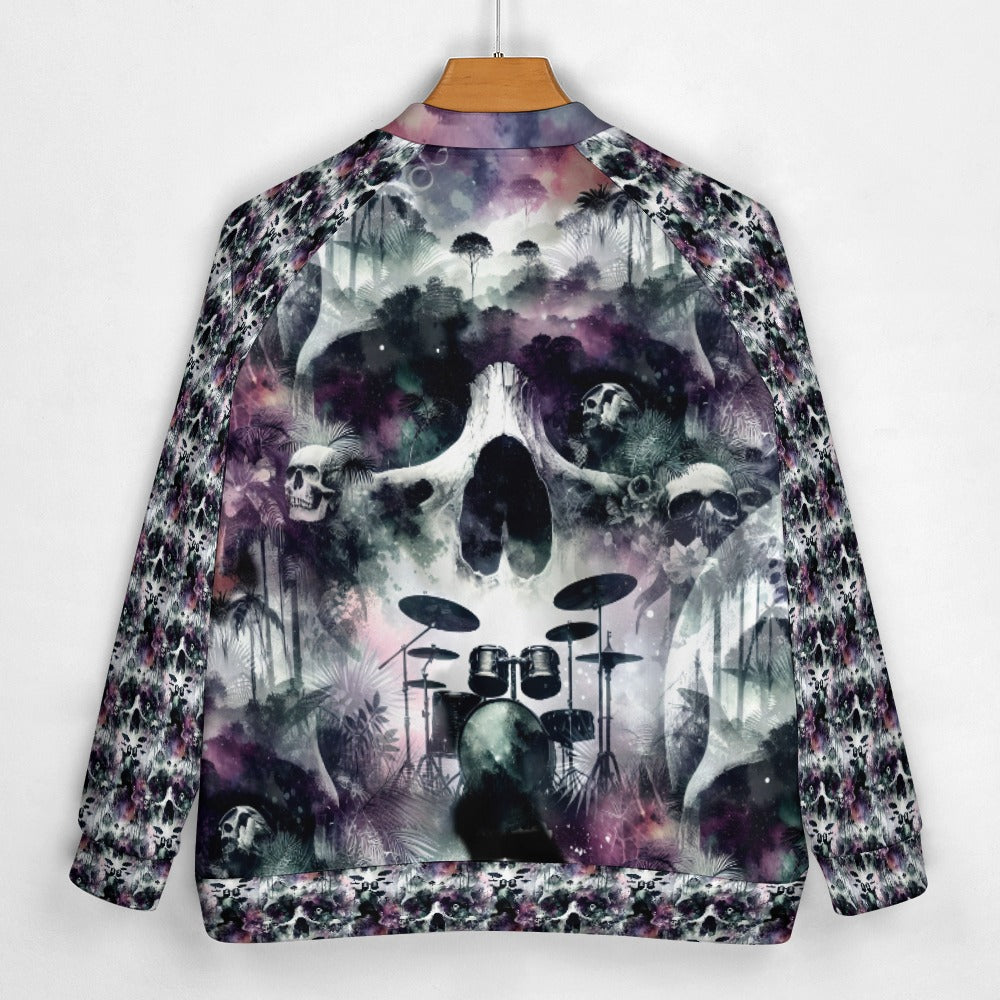 Skull Sessions - All-Over-Print Baseball Jacket