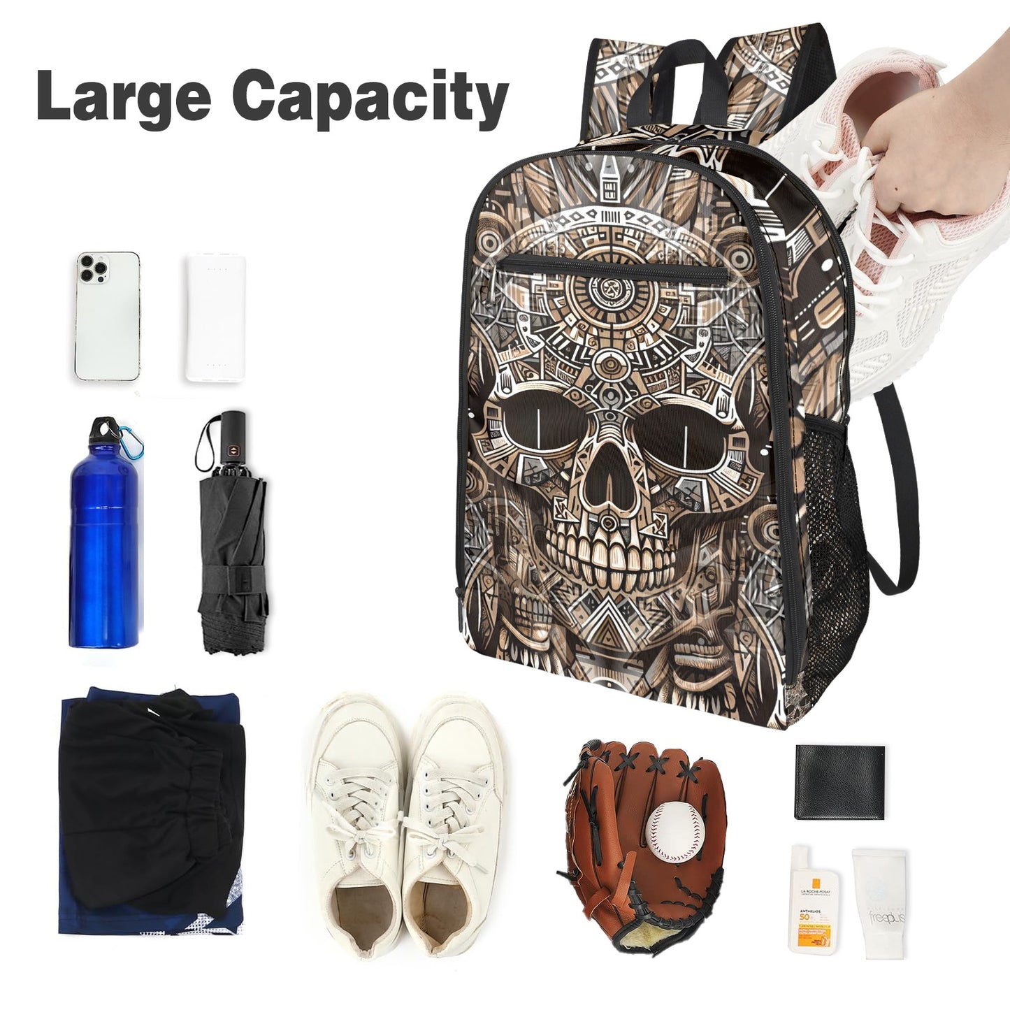 Skull Totem - Tribal Fusion Backpack