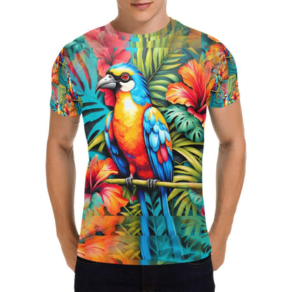 Tropical Paradise - Unisex All Over Print T-Shirt