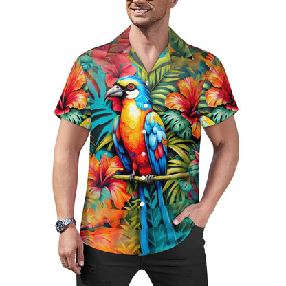 Tropical Paradise - Cuban Collar Shirt