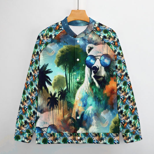 Shades in Paradise - All-Over-Print Baseball Jacket