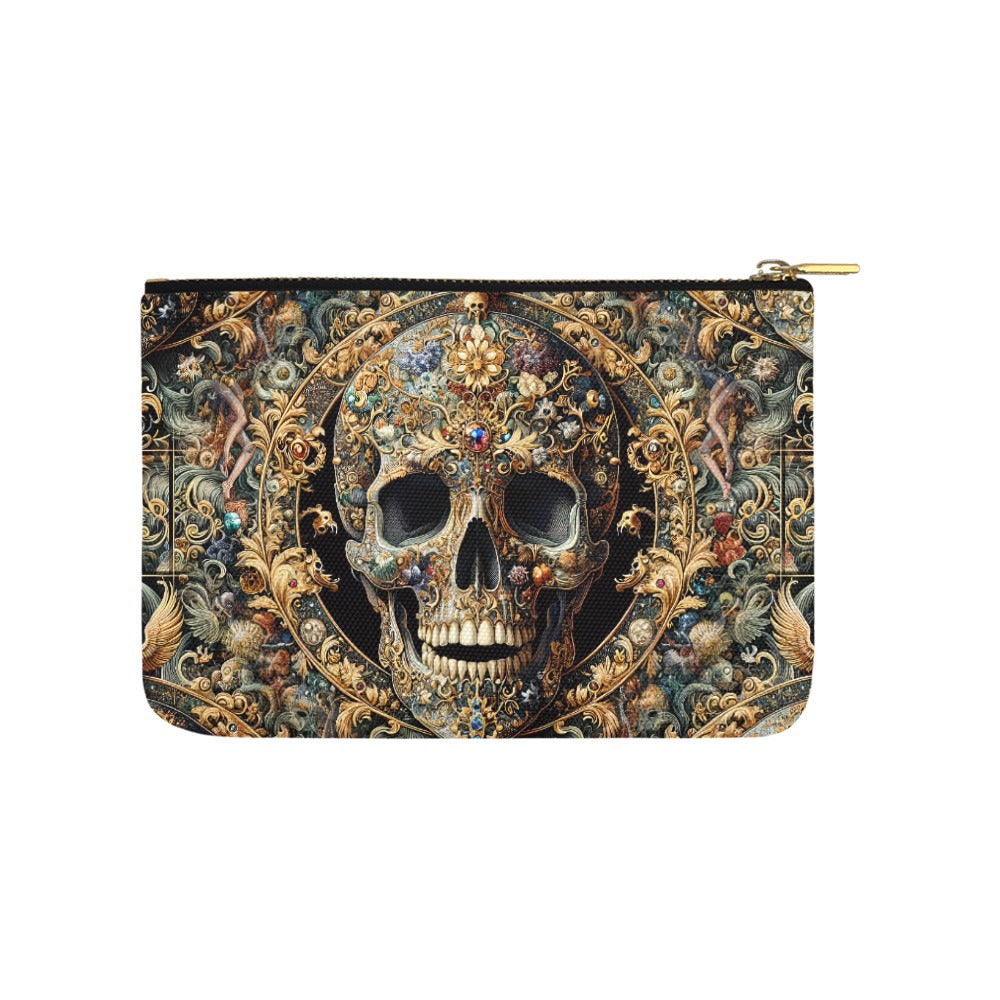 Forbidden Luxury - Mystic Skull Zip Pouch